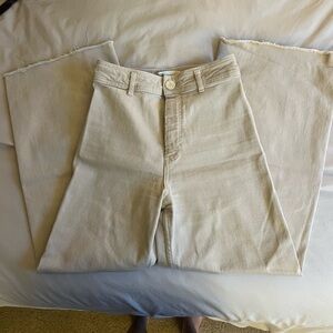 Zara marine straight jeans